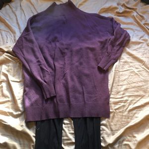 Sweater and leggings outfit